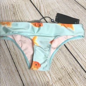 Wildfox Goldfish Foldover Bikini Bottom